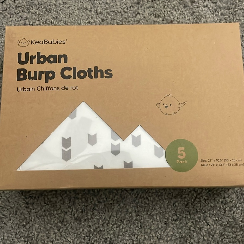 Urban burp cloths